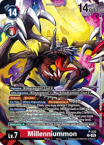 Millenniummon (Time Stranger Box Topper) Digimon Promotion Cards card price