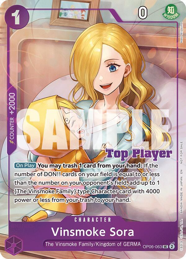 Vinsmoke Sora (CS 25-26 Top Player Pack Vol. 2) - One Piece