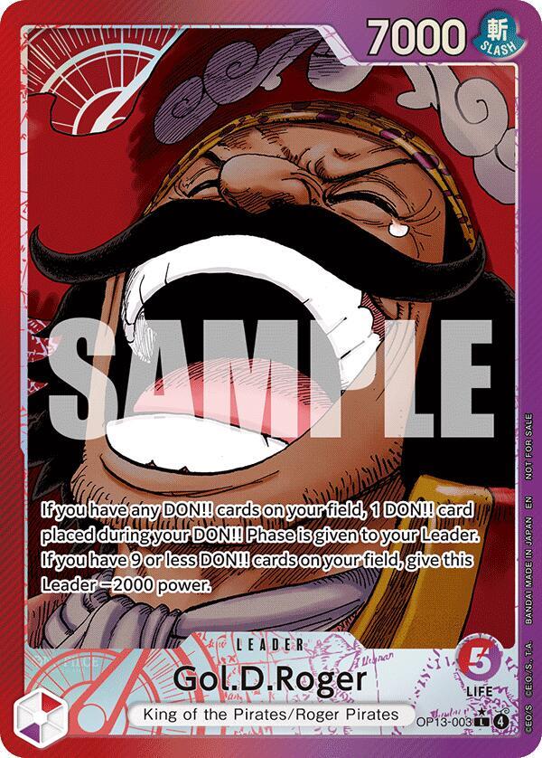 Gol.D.Roger (Jumbo) - One Piece Promotion Cards - One Piece Card