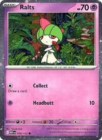 Ralts (Cosmos Holo) #058/132 from Miscellaneous Cards & Products Pokemon card image
