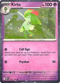 Kirlia (Cosmos Holo) #059/132 from Miscellaneous Cards & Products Pokemon card image