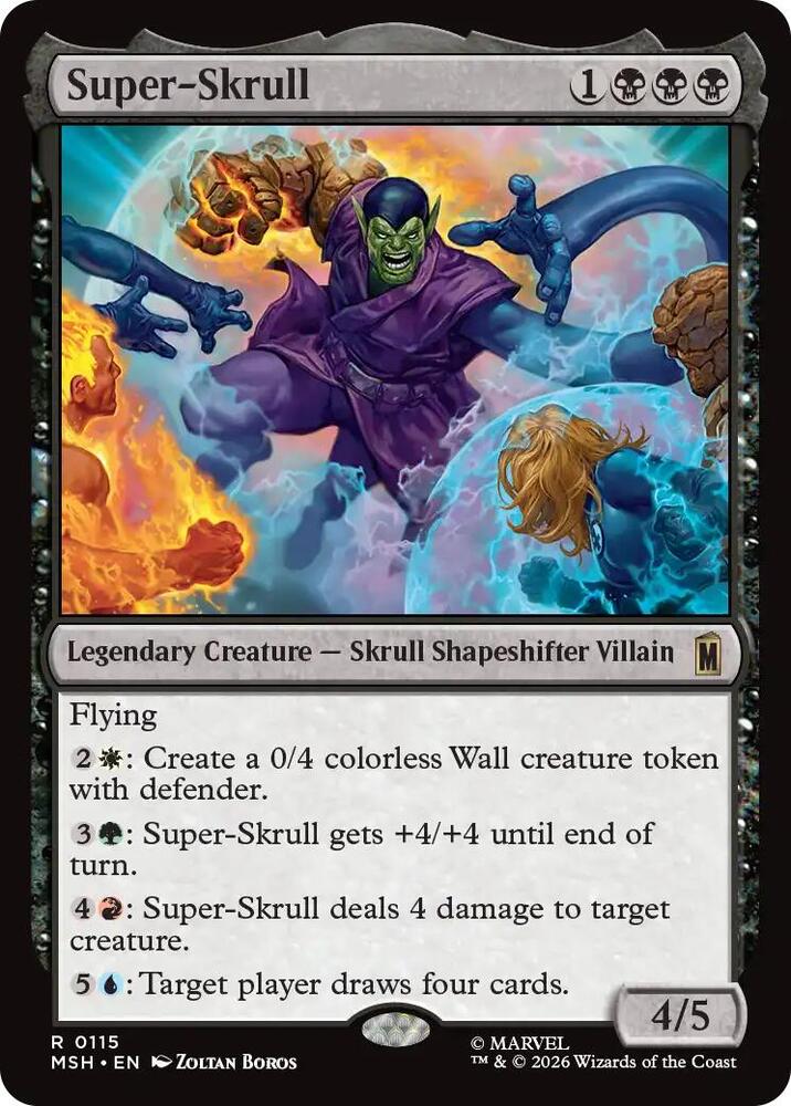 Super-Skrull - Marvel Super Heroes - Magic: The Gathering