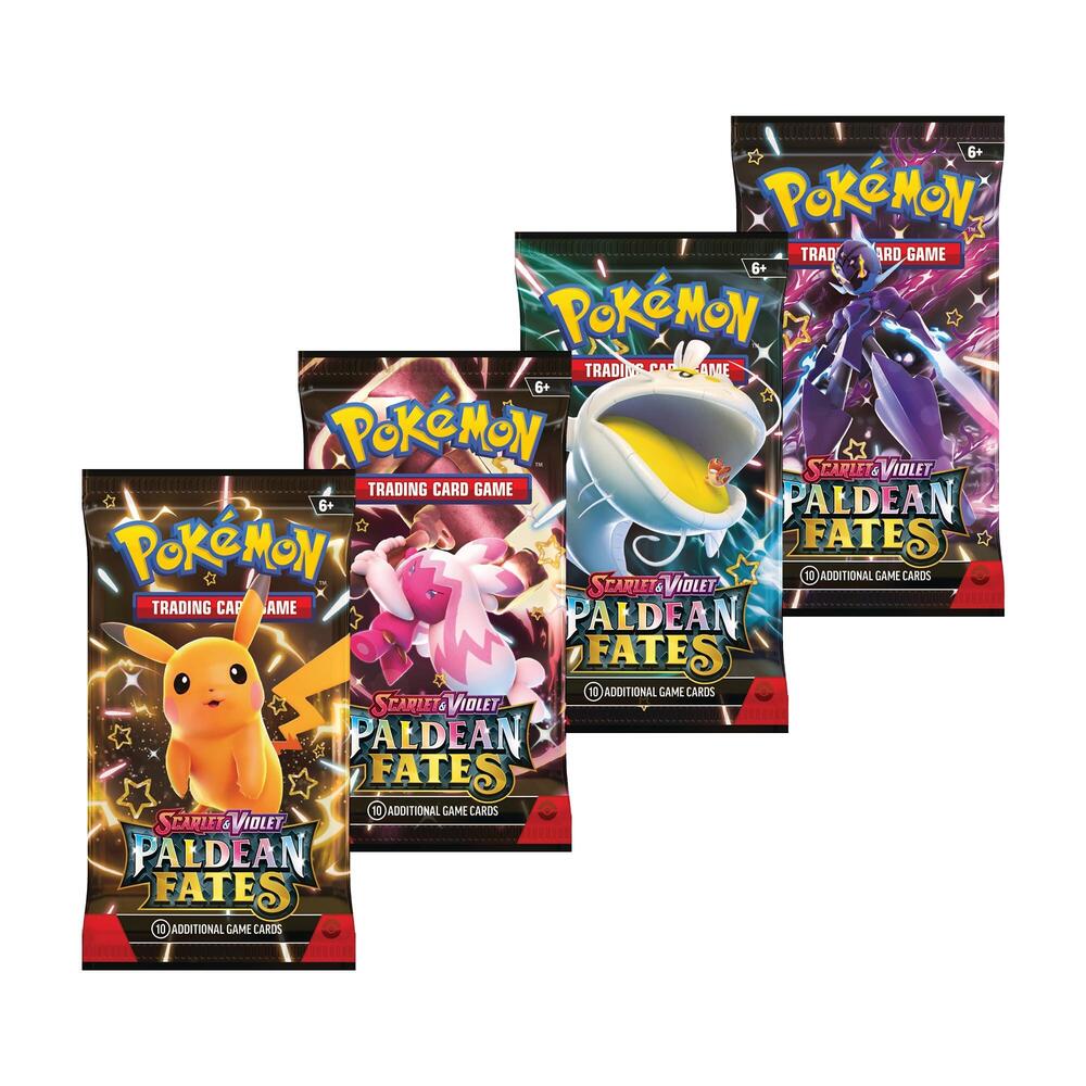 Paldean Fates Booster Pack Art Bundle Set Of 4 SV Paldean Fates Paldean Fates Booster Pack Art Bundle Set Of 4 SV Paldean Fates
