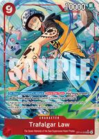 Trafalgar Law - OP14-009 (Alternate Art) - The Azure Sea's Seven