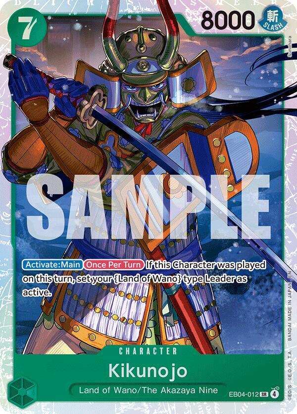 Kikunojo - EB04-012 - The Azure Sea's Seven - One Piece Card Game