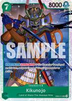 KOJI KIKKAWA 公式トレーディングカード Kikunojo - EB04-012 - The Azure Sea's Seven - One Piece Card Game