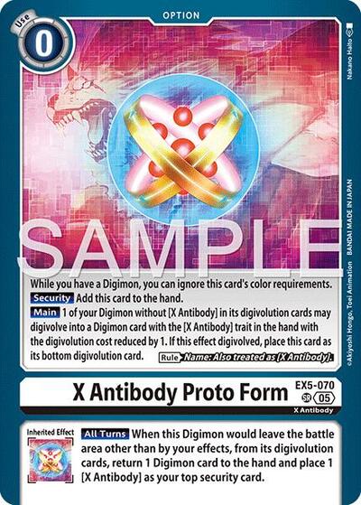 X Antibody Proto Form (Reprint) Advanced Booster Digimon Generation card price