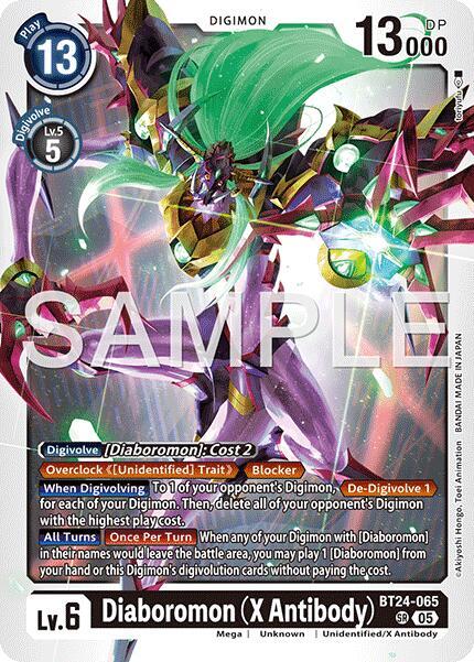Diaboromon (X Antibody) - Time Stranger - Digimon Card Game