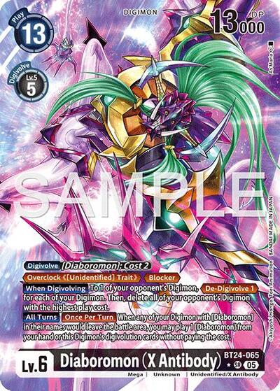 Diaboromon (X Antibody) (Alternate Art) Time Stranger card price