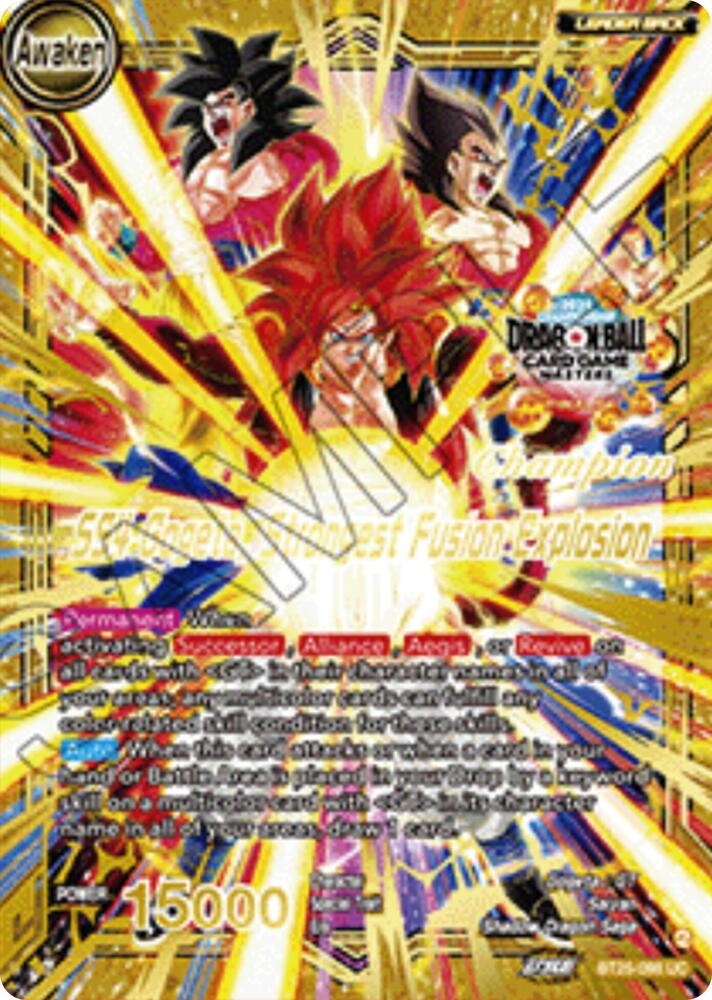 SS4 Son Goku & SS4 Vegeta // SS4 Gogeta, Strongest Fusion