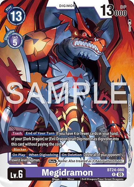 Megidramon - Time Stranger - Digimon Card Game - TCGplayer.com