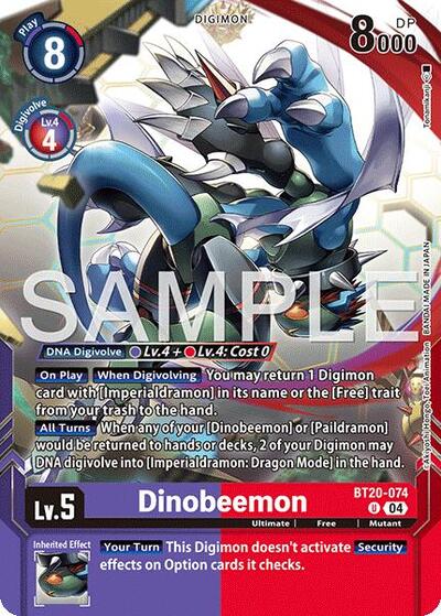 Dinobeemon (Digimon Card Game Playmat & Card Set) Release Special Booster 2.5 card price