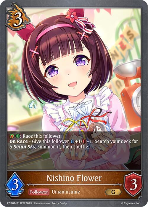 Nishino Flower - P19EN (Foil) - ECP01: Umamusume: Pretty Derby