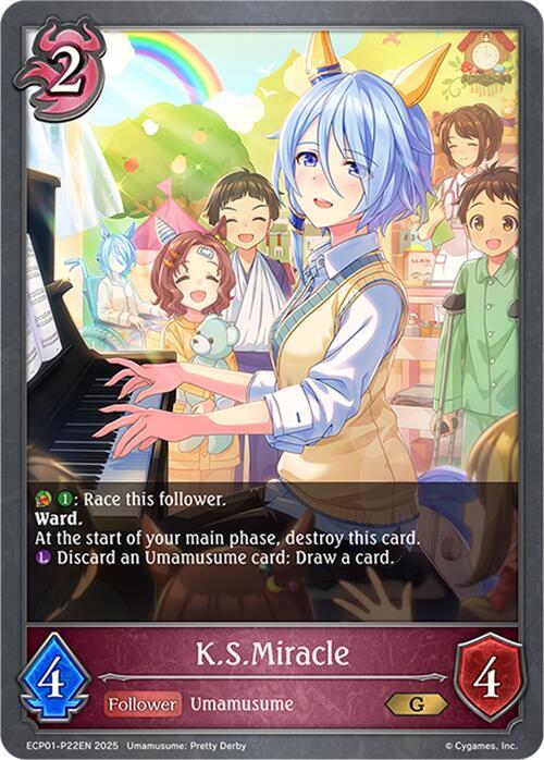 K.S.Miracle - P22EN (Foil) - ECP01: Umamusume: Pretty Derby