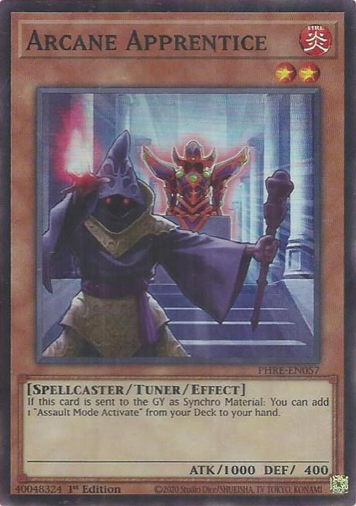 Arcane Apprentice (Super Rare) - Phantom Revenge - YuGiOh