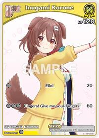 Inugami Korone (C) (hBP03-061) - Elite Spark - Hololive card