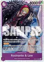 Rosinante & Law - The Azure Sea's Seven - One Piece Card Game