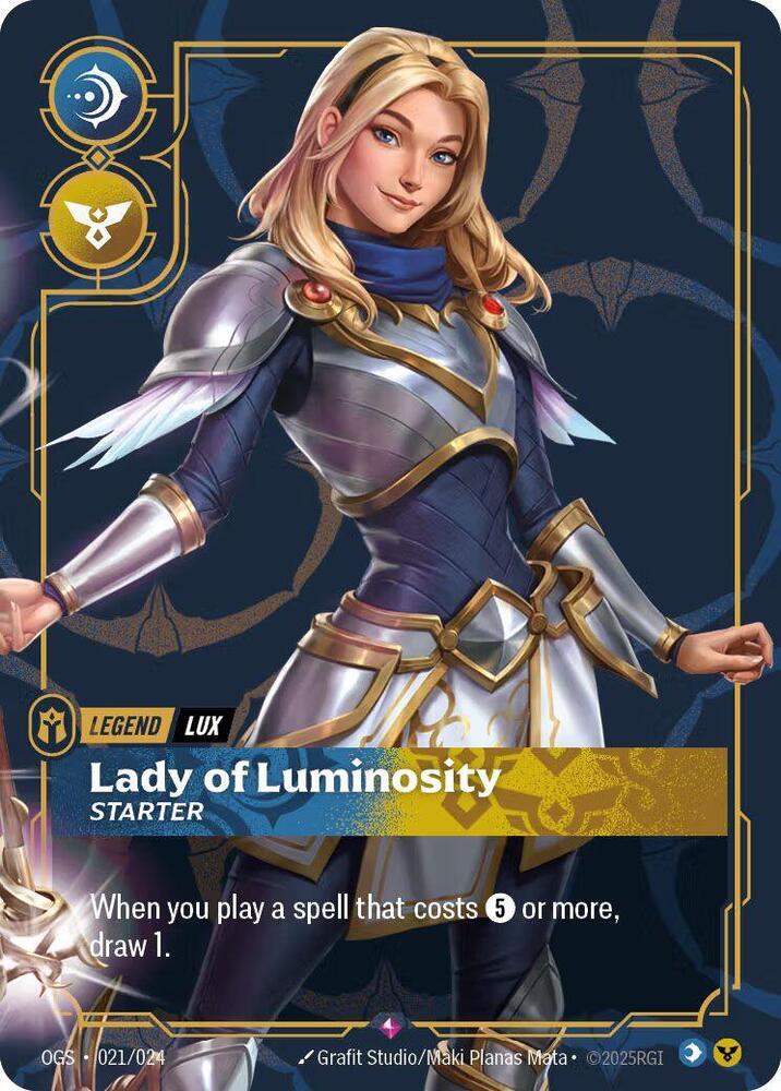 Lux - Lady of Luminosity (Metal) - Riftbound Organized Play