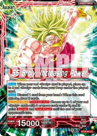 Broly // SS Broly, Increasing Power card art