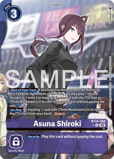 Asuna Shiroki (Alternate Art) Time Stranger card price
