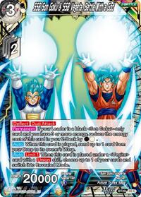 SSB Son Goku & SSB Vegeta, Battle With a God card art