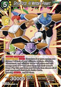 Ginyo Force, All Members Present card art