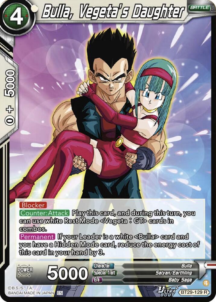 Bulla, Vegeta's Daughter - Fearsome Rivals - Dragon Ball Super
