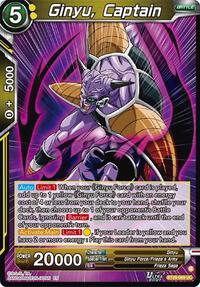 Ginyu, Captain card art