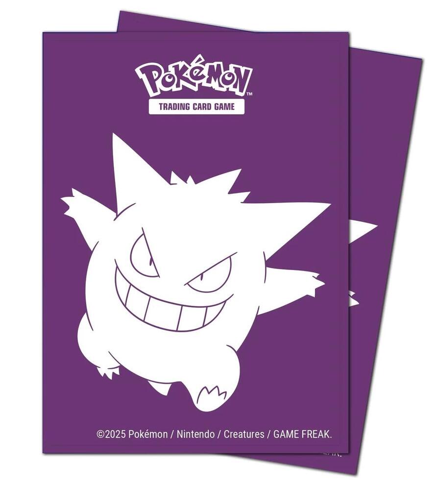 mega gengar card sleeves Pokemon Center Official 64 ct so you can fit one standard 60 Mega Gengar ex SAR |