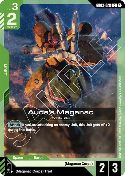 Auda's Maganac card