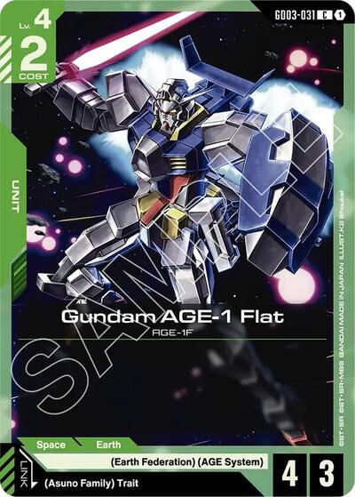 Gundam AGE-1 Flat Steel Requiem card price