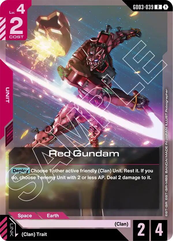 Red Gundam - Steel Requiem - Gundam Card Game - TCGplayer.com