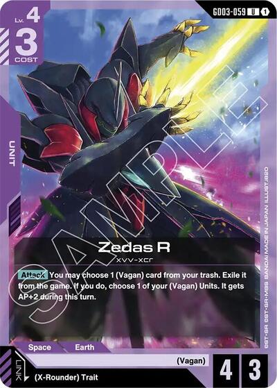 Zedas R card