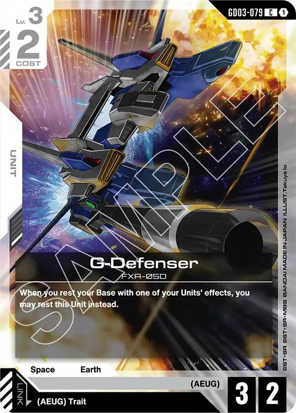 G-Defenser - Steel Requiem - Gundam Card Game - TCGplayer.com