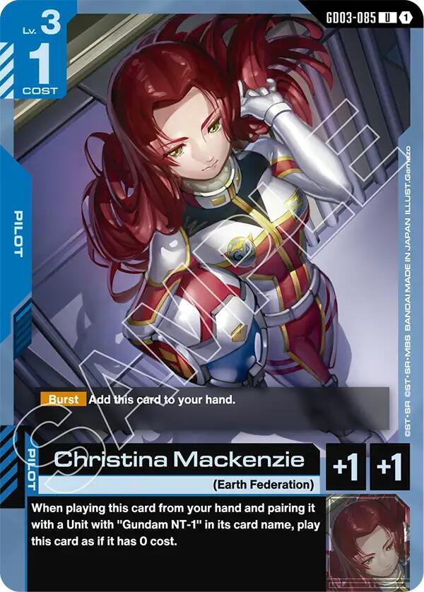 Christina Mackenzie - Steel Requiem - Gundam Card Game - TCGplayer.com