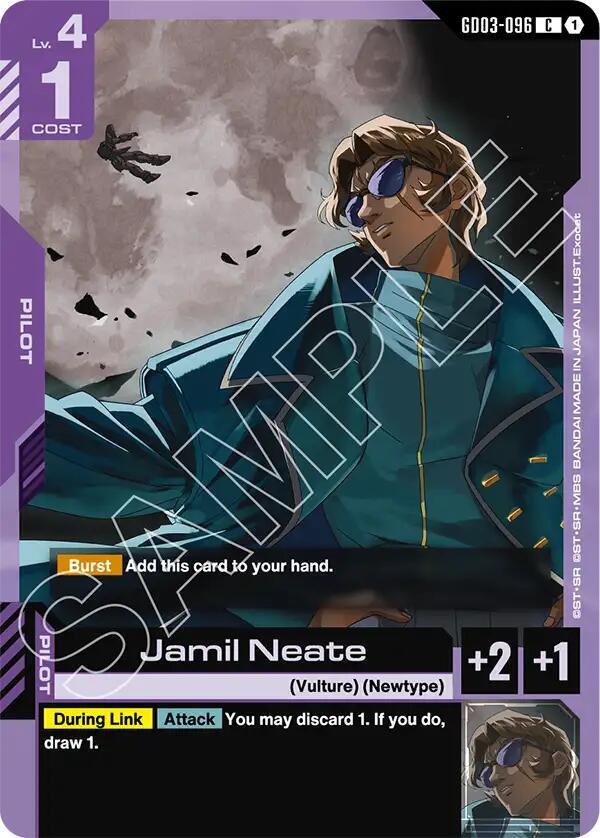 ガンダムカード　スティールレクイエム　114P　ニュータイプライジング　71P Jamil Neate - Steel Requiem - Gundam Card Game - TCGplayer.com