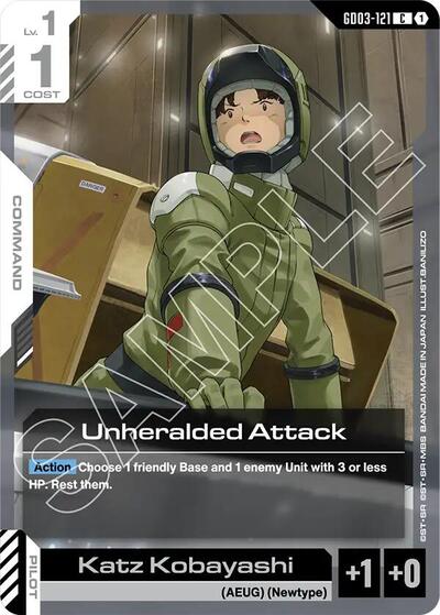 Unheralded Attack Steel Requiem card price