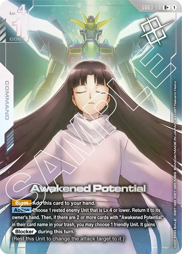 Awakened Potential (Store Tournament Winner Pack 03) - Gundam