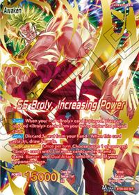 Broly // SS Broly, Increasing Power (SLR) card art