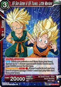 SS Son Goten & SS Trunks, Little Warriors card art