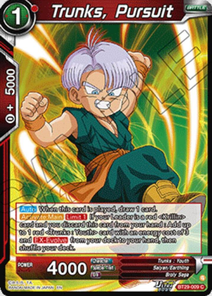 Trunks, Pursuit - Fearsome Rivals - Dragon Ball Super: Masters
