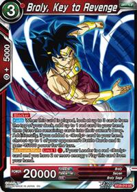 Broly, Key to Revenge card art