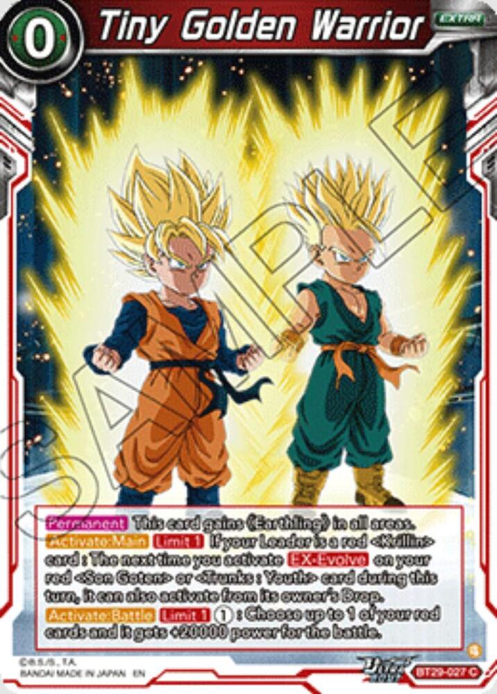 Tiny Golden Warrior #BT29-027 — Fearsome Rivals