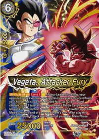 Vegeta, Attacker Fury card art
