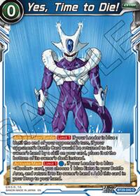 Yes, Time to Die! card art
