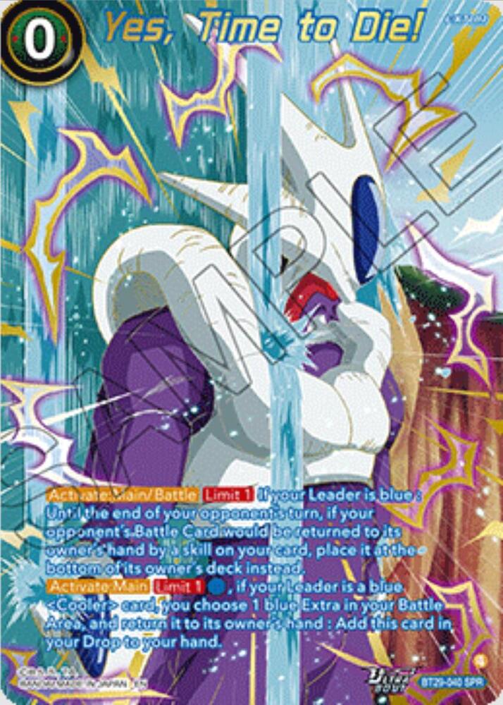 Yes, Time to Die! (SPR) - Fearsome Rivals - Dragon Ball Super