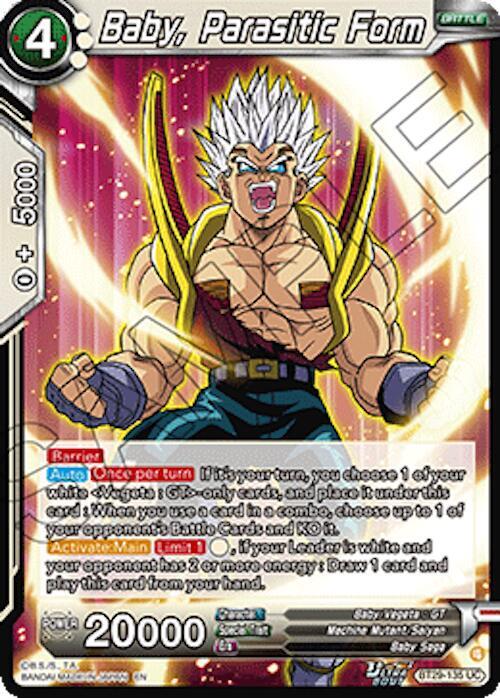 Baby, Parasitic Form - Fearsome Rivals - Dragon Ball Super
