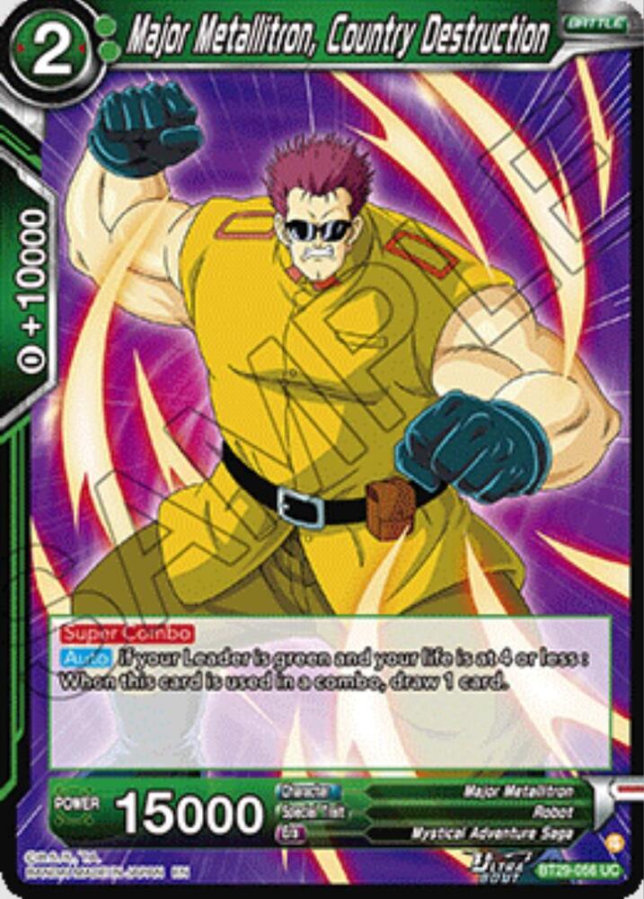 Major Metallitron, Country Destruction - Fearsome Rivals - Dragon