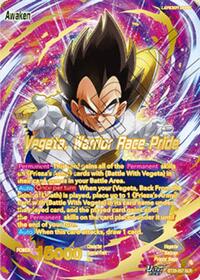 Vegeta // Vegeta, Warrior Race Pride (SLR) card art