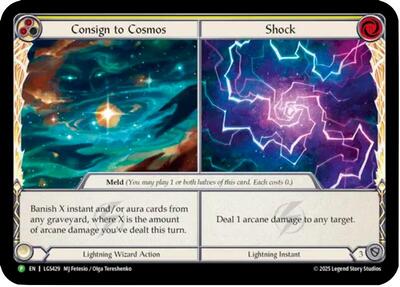 Consign to Cosmos // Shock - LGS429 Flesh and Blood: Promo Cards card price